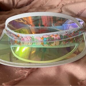 Packed Party Confetti Sun Visor